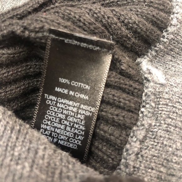 Men's Express Black Knit Cardigan - Picture 10 of 16